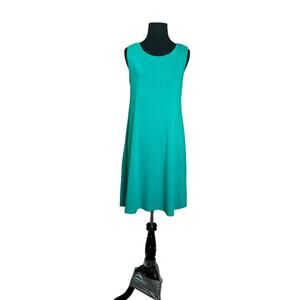 Hilary Radley teal sleeveless mini tank dress size small